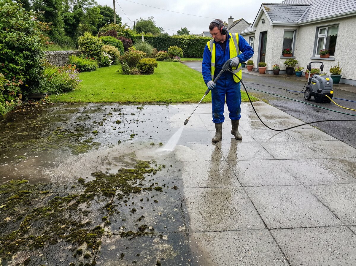 Pressure washing